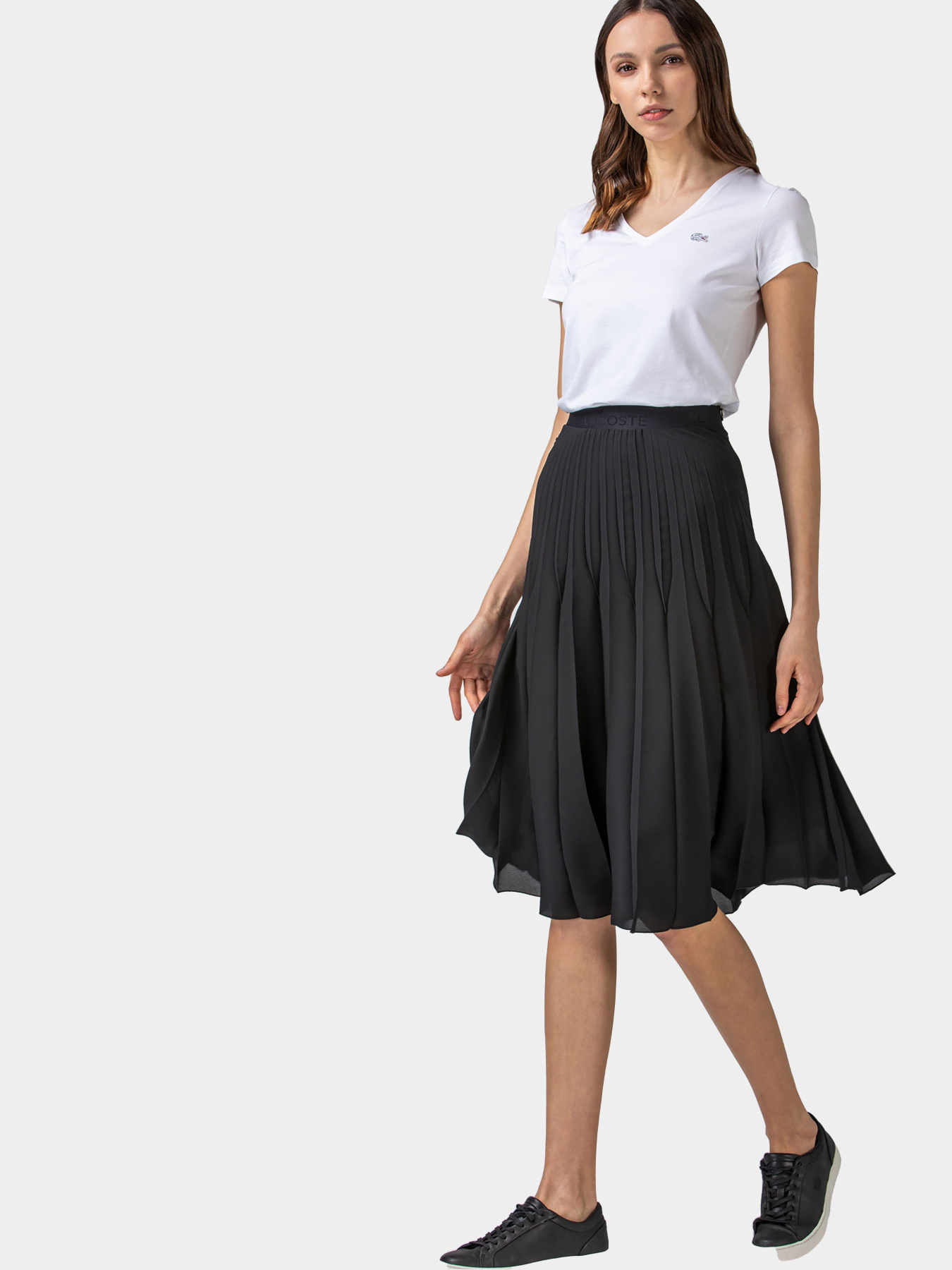 Юбка миди Lacoste модель JF010909S Фото