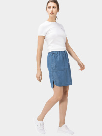 Джинсовая юбка Lacoste модель JF090303M Фото