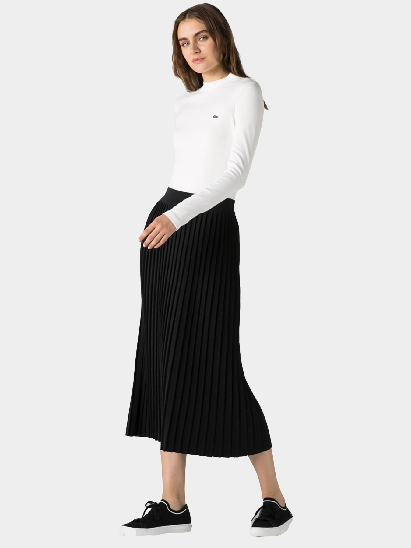 Спідниця міді Lacoste модель JF190404D Фото