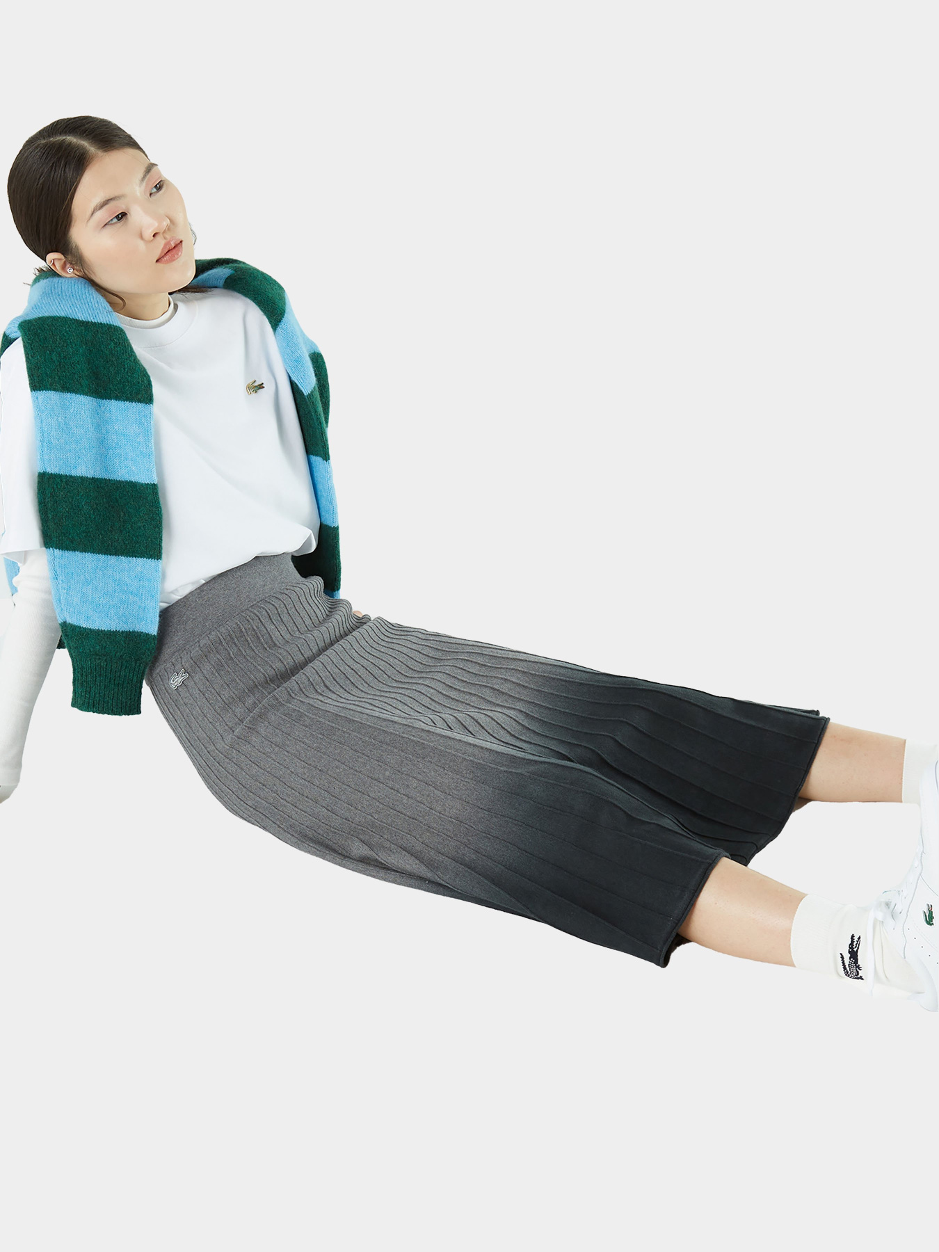 Юбка миди Lacoste модель JF222424G Фото