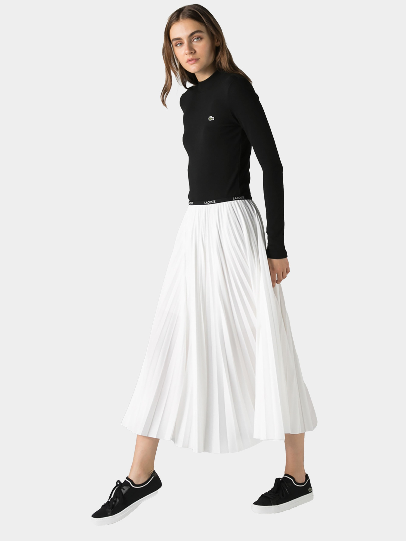 Юбка миди Lacoste модель JF545570V Фото