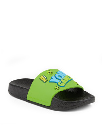Шлепанцы COQUI модель 6383TTF_Black_Lime Фото