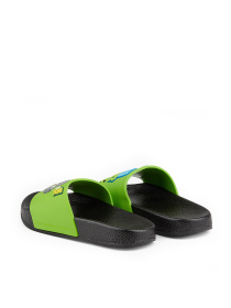 Шлепанцы COQUI модель 6383TTF_Black_Lime Фото