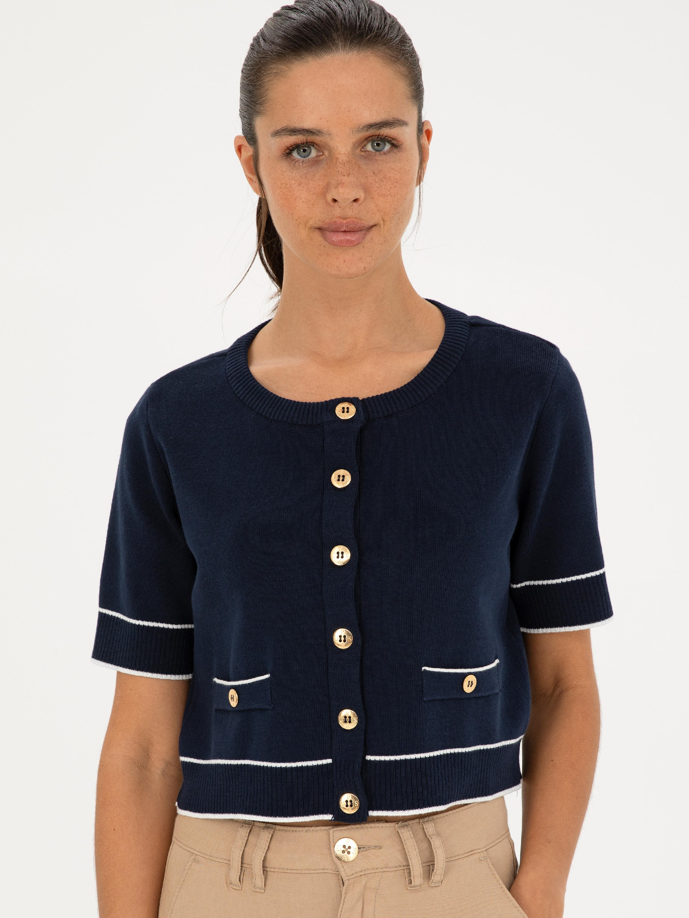 Кардиган US Polo модель G082SZ0TH.000.1818585.VR033 Фото