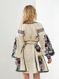 Вышитое платье Golden Trinity модель FUKS01 Фото