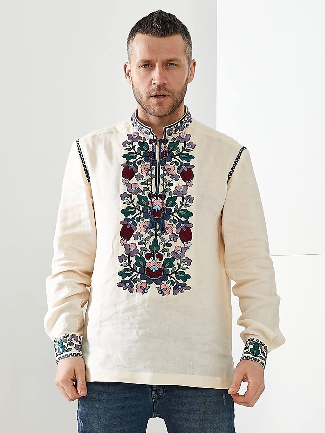 Вишита сорочка Golden Trinity модель FUKS04 Фото