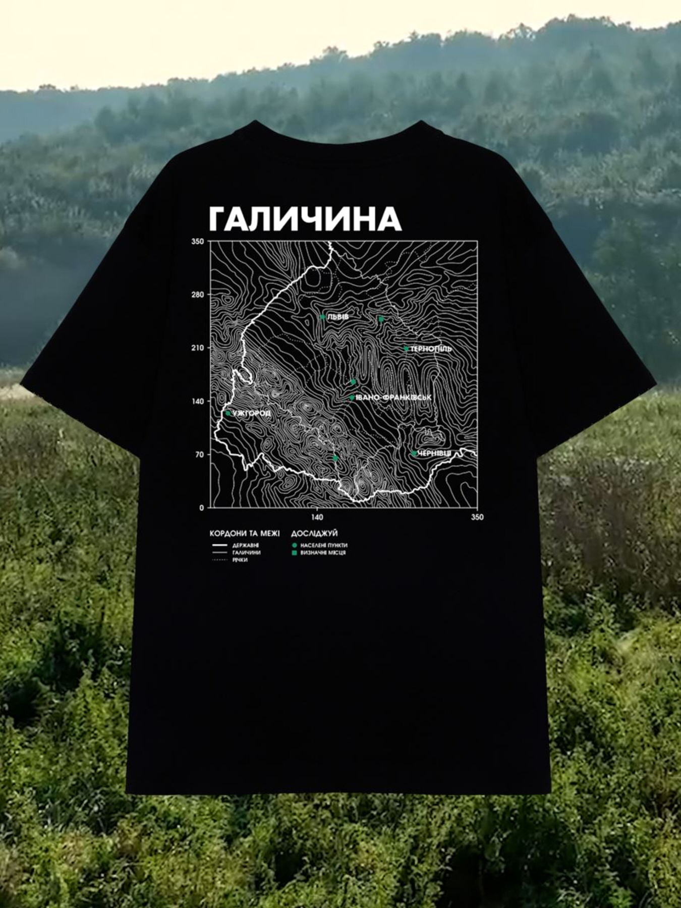 Футболка Bezlad Галичина модель futbolka-doslidzhuy-galichina-chorna Фото