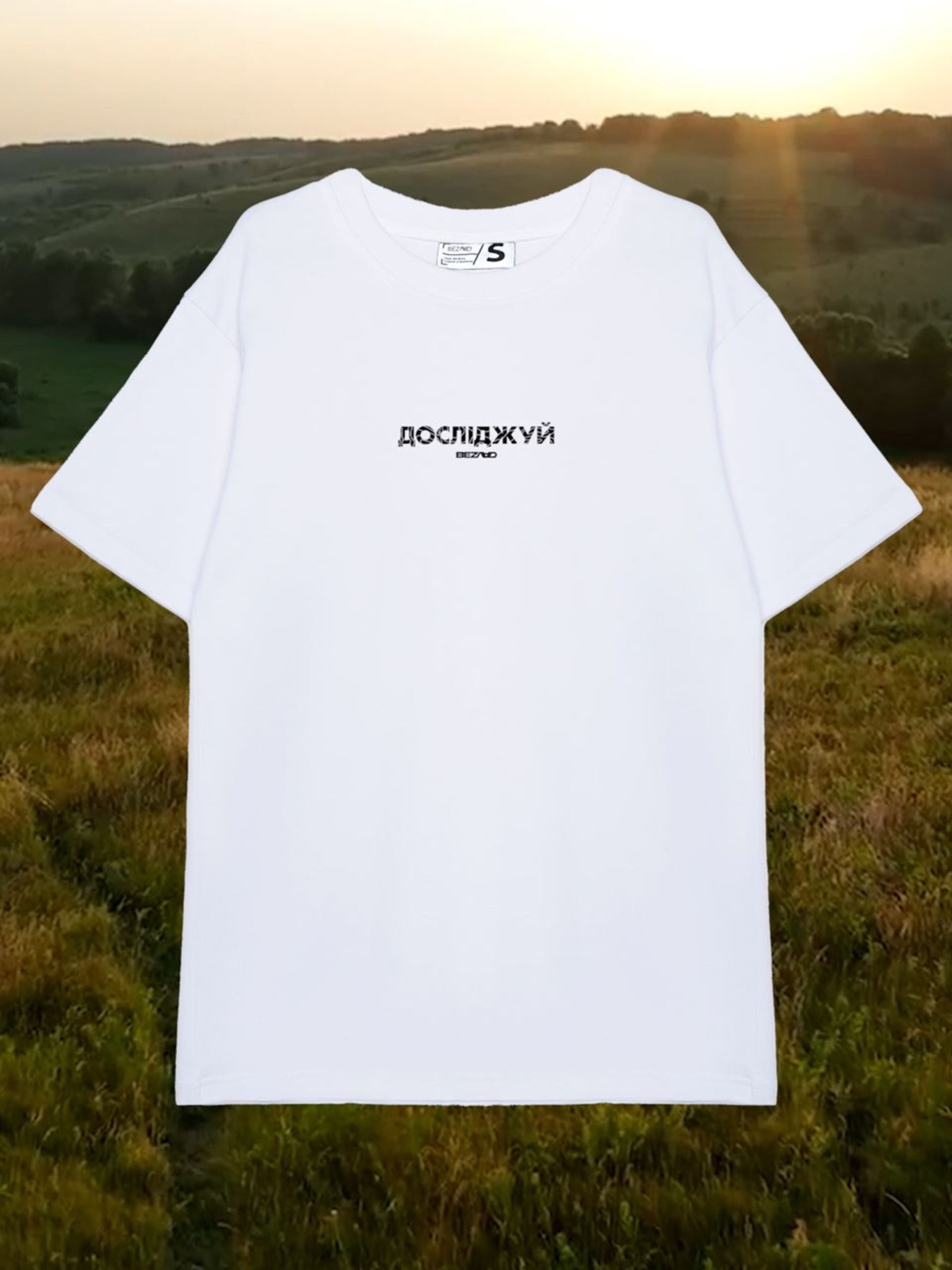 Футболка Bezlad Наддніпрянщина модель futbolka-doslidzhuy-naddnipryanschina-bila Фото