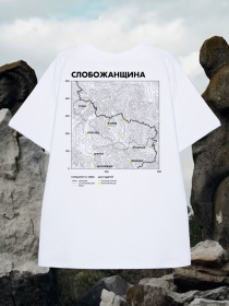 Футболка Bezlad Слобожанщина Модель futbolka-doslidzhuy-slobozhanschina-bila Фото