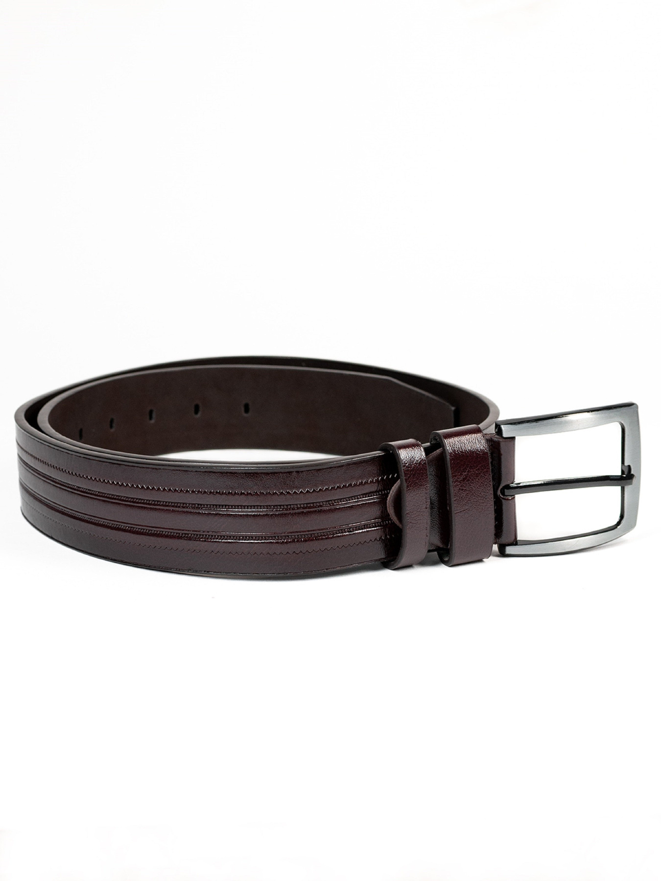 Ремень ISSA Plus модель R1-187_коричневый Фото