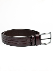 Ремень ISSA Plus модель R1-187_коричневый Фото