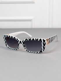 Солнцезащитные очки ISSA Plus модель O1-102_белый_черный Фото