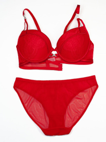 Комплект белья ISSA Plus модель BL3-97_красный Комплект белья ISSA Plus модель BL3-97_красный Фото