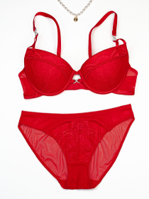 Комплект белья ISSA Plus модель BL3-97_красный Фото