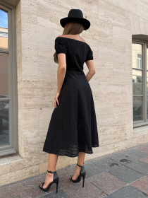 Сукня міді ISSA Plus модель 14733_черный Фото