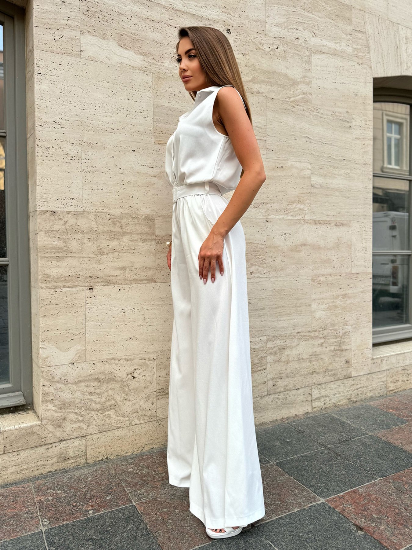 Комбинезон ISSA Plus модель 14732_белый Фото