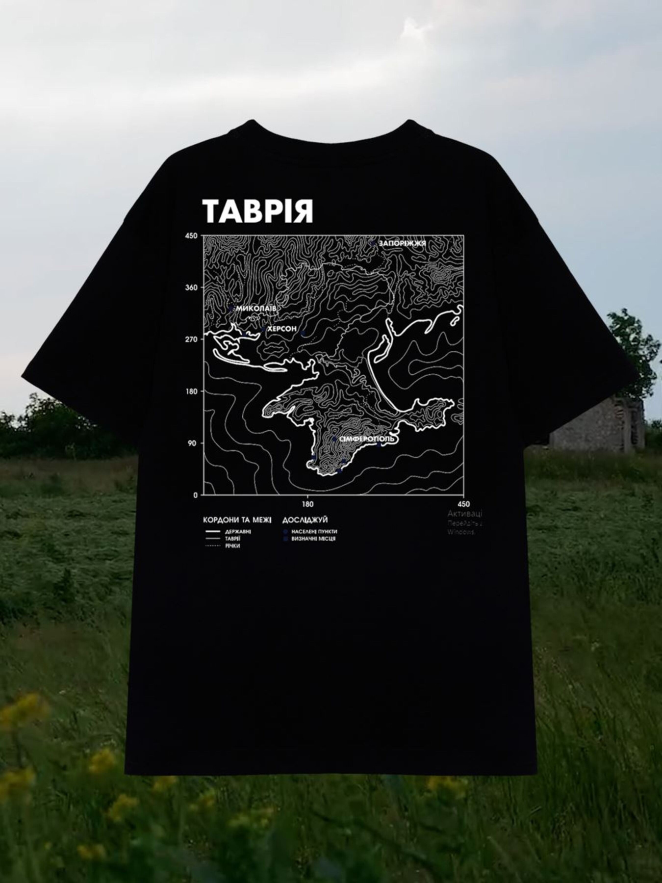 Футболка Bezlad Таврія модель futbolka-doslidzhuy-tavriya-chorna Фото
