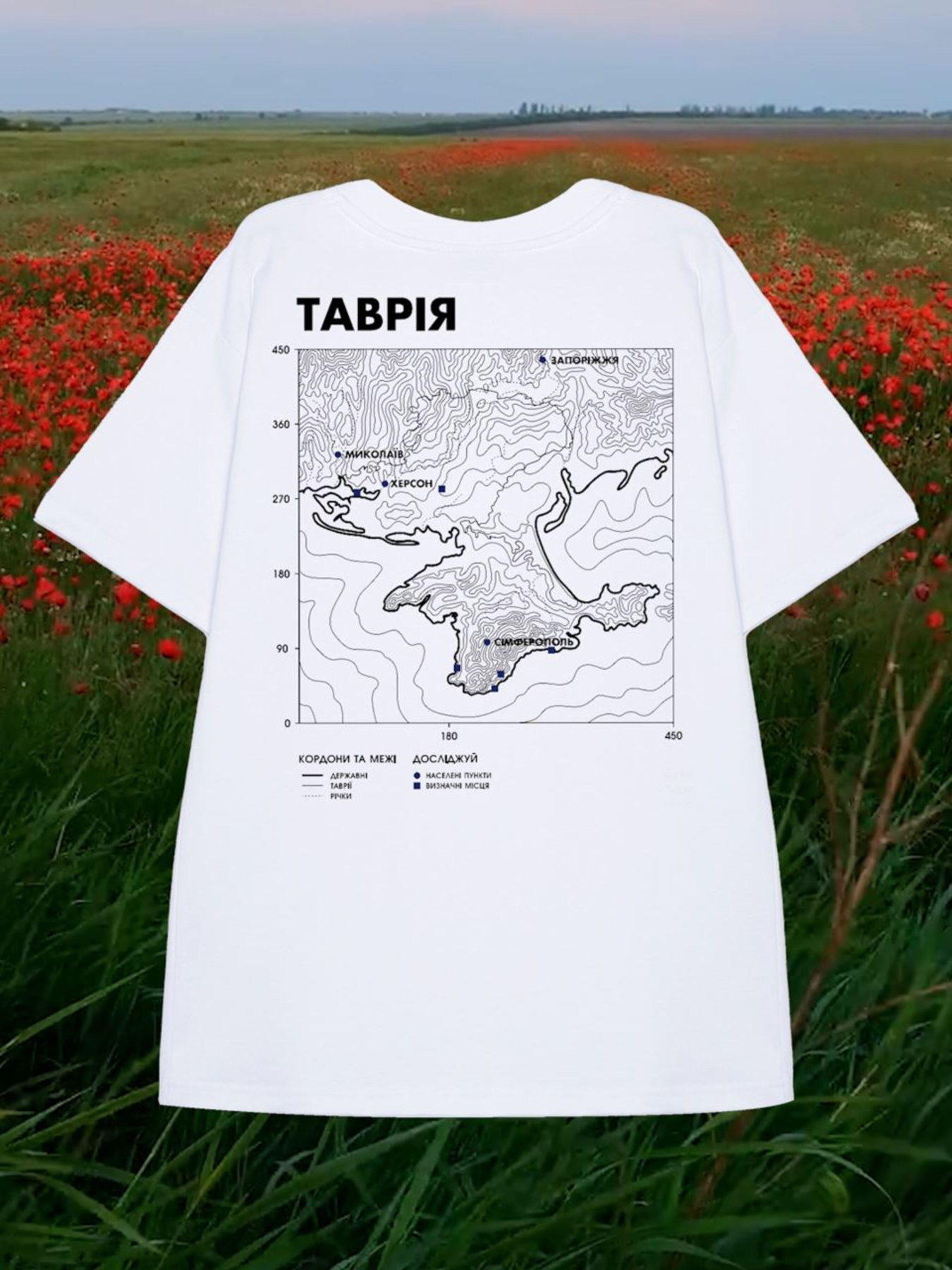 Футболка Bezlad Таврія модель futbolka-doslidzhuy-tavriya-bila Фото