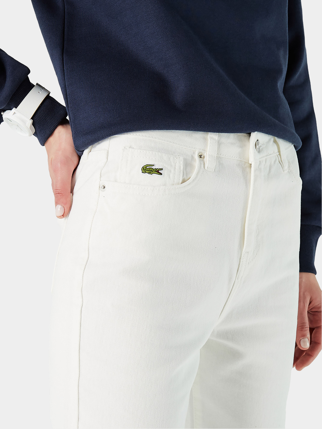 Джинси мом Lacoste модель HF020404B Фото