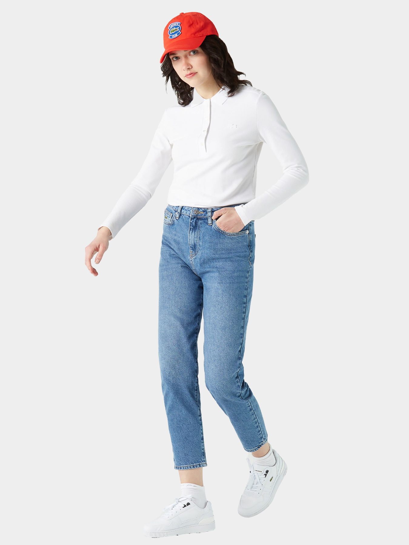 Джинси мом Lacoste модель HF020404M Фото