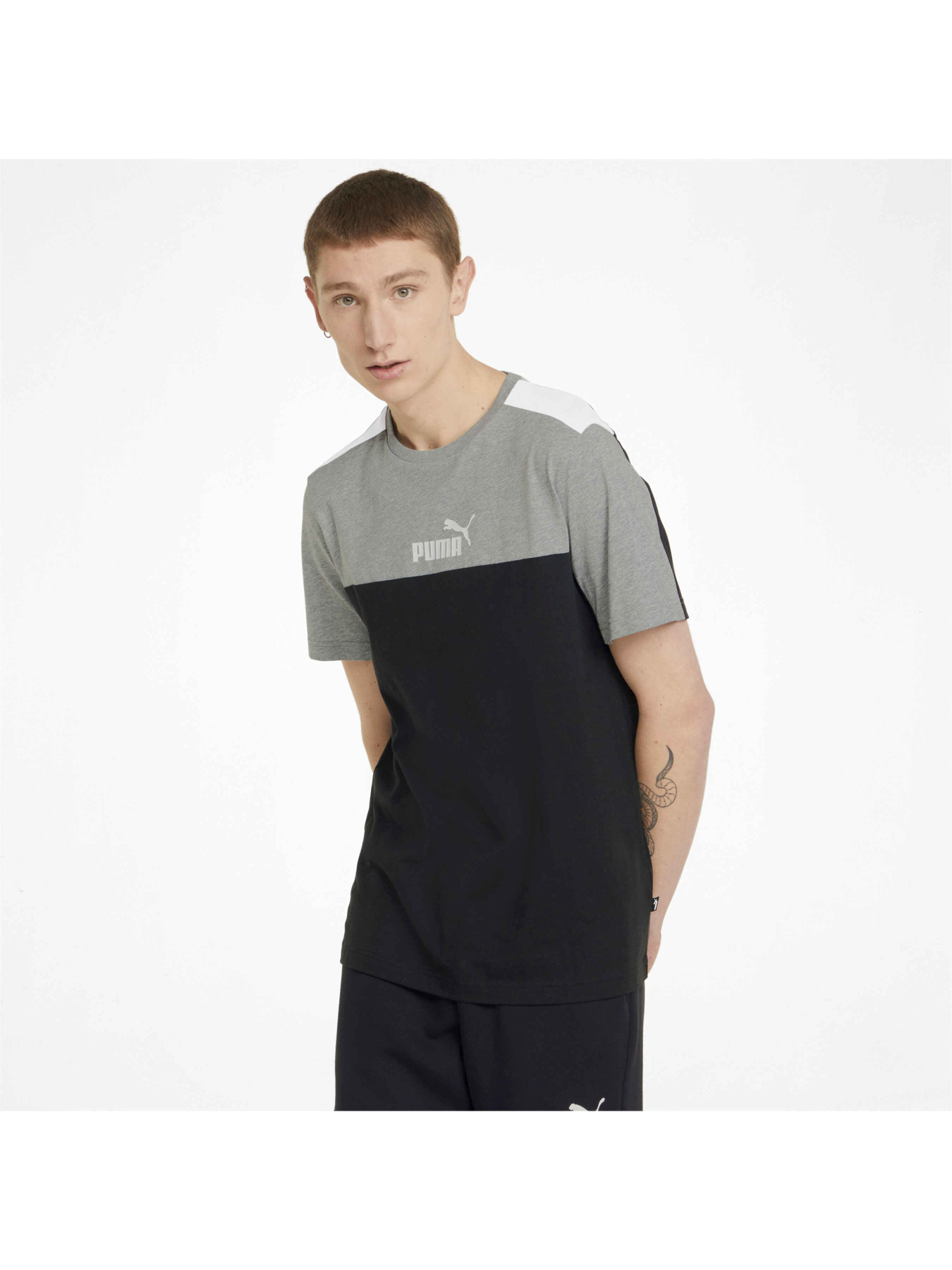 Футболка спортивна PUMA Ess+ Block Tee модель 847426 Фото