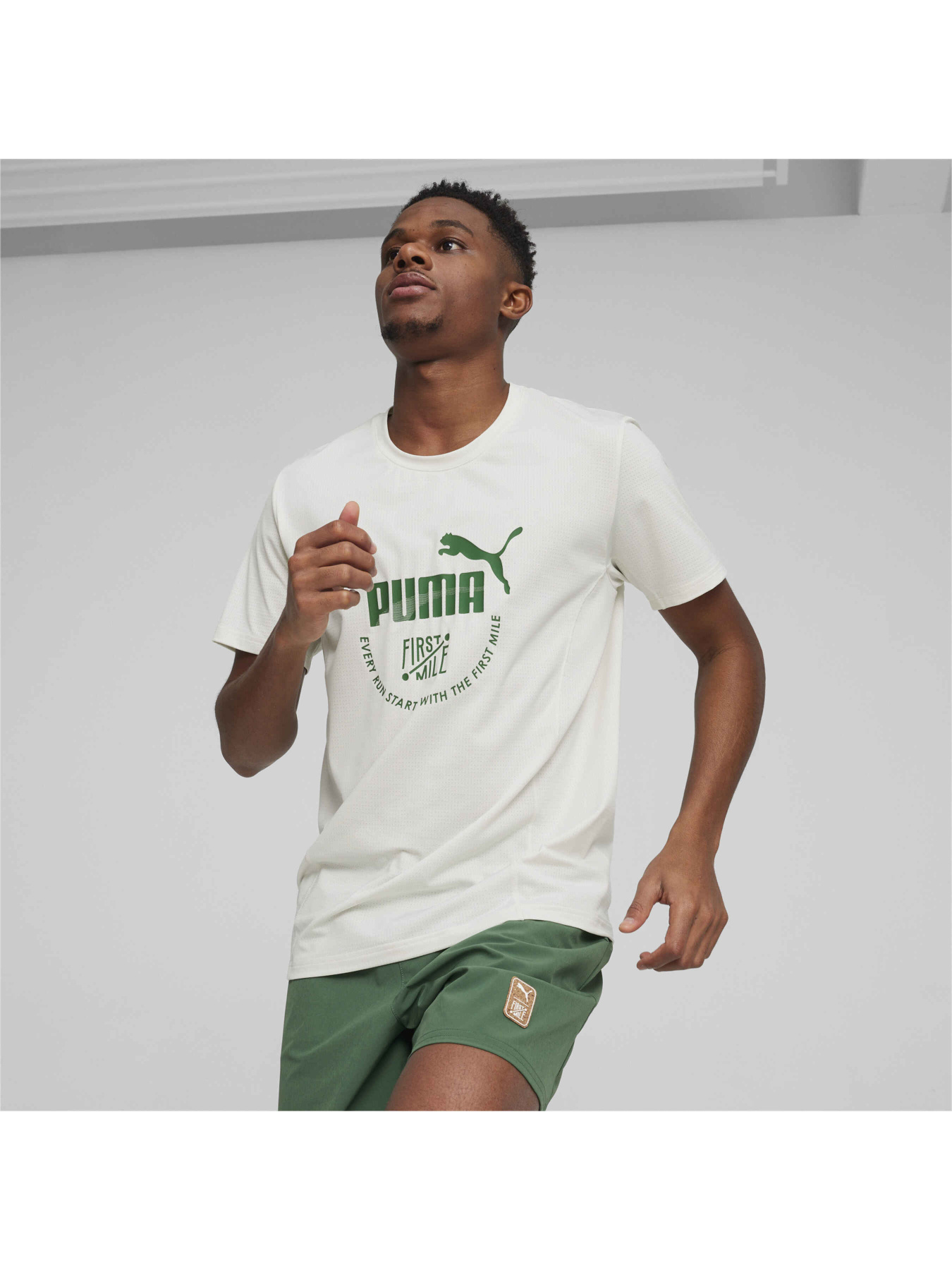 Спортивная футболка PUMA Unisex First Mile Tee модель 525006 Спортивная футболка PUMA Unisex First Mile Tee модель 525006 Фото