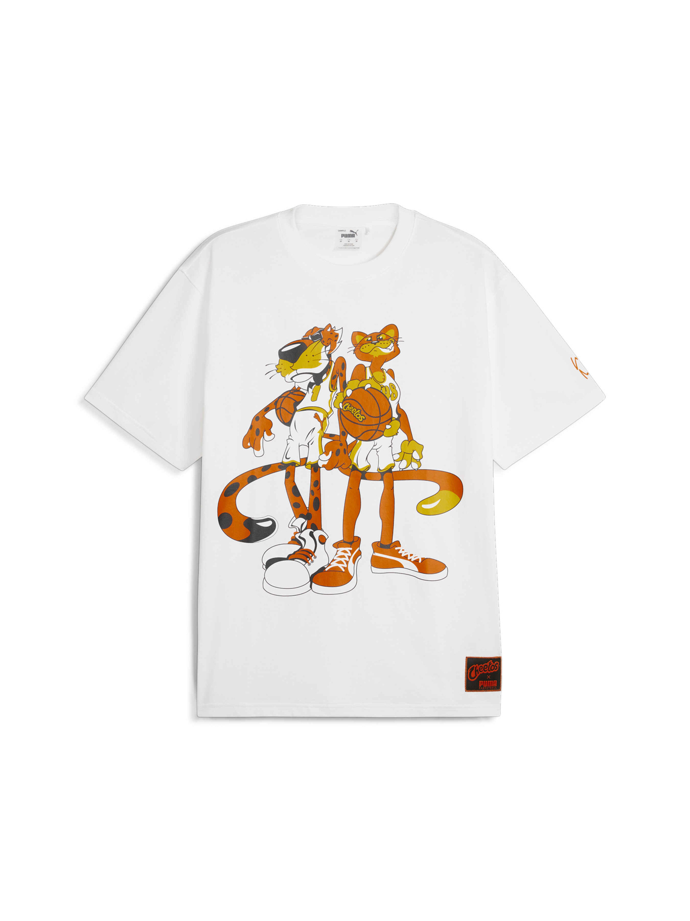 Спортивная футболка PUMA Hoops x Cheetos Tee I модель 625872 Спортивная футболка PUMA Hoops x Cheetos Tee I модель 625872 Фото
