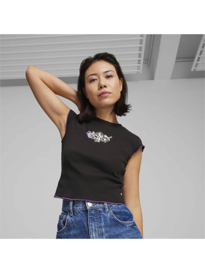 Футболка PUMA x X-girl Ribbed Tee модель 624705 — фото 3 - INTERTOP