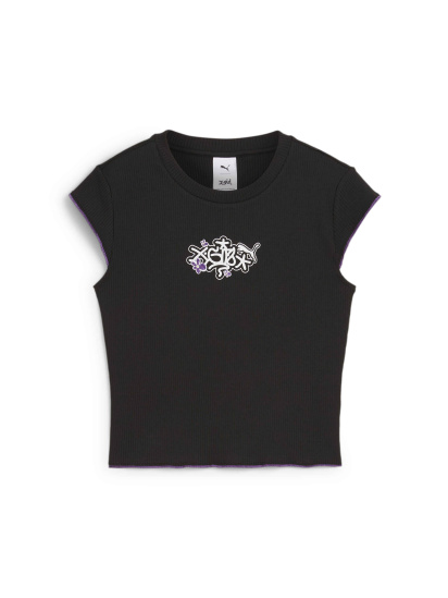 Футболка PUMA x X-girl Ribbed Tee модель 624705 - фото