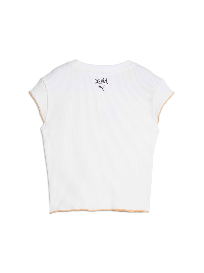 Футболка PUMA x X-girl Ribbed Tee модель 624705 — фото - INTERTOP