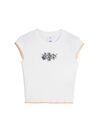 Футболка PUMA x X-girl Ribbed Tee модель 624705 - фото