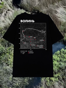 Футболка Bezlad Волинь модель futbolka-doslidzhuy-volin-chorna Фото