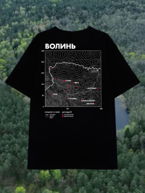 Футболка Bezlad Волинь модель futbolka-doslidzhuy-volin-chorna Фото