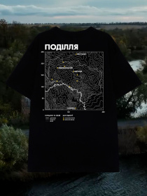 Футболка Bezlad Поділля модель futbolka-doslidzhuy-podillya-chorna Фото