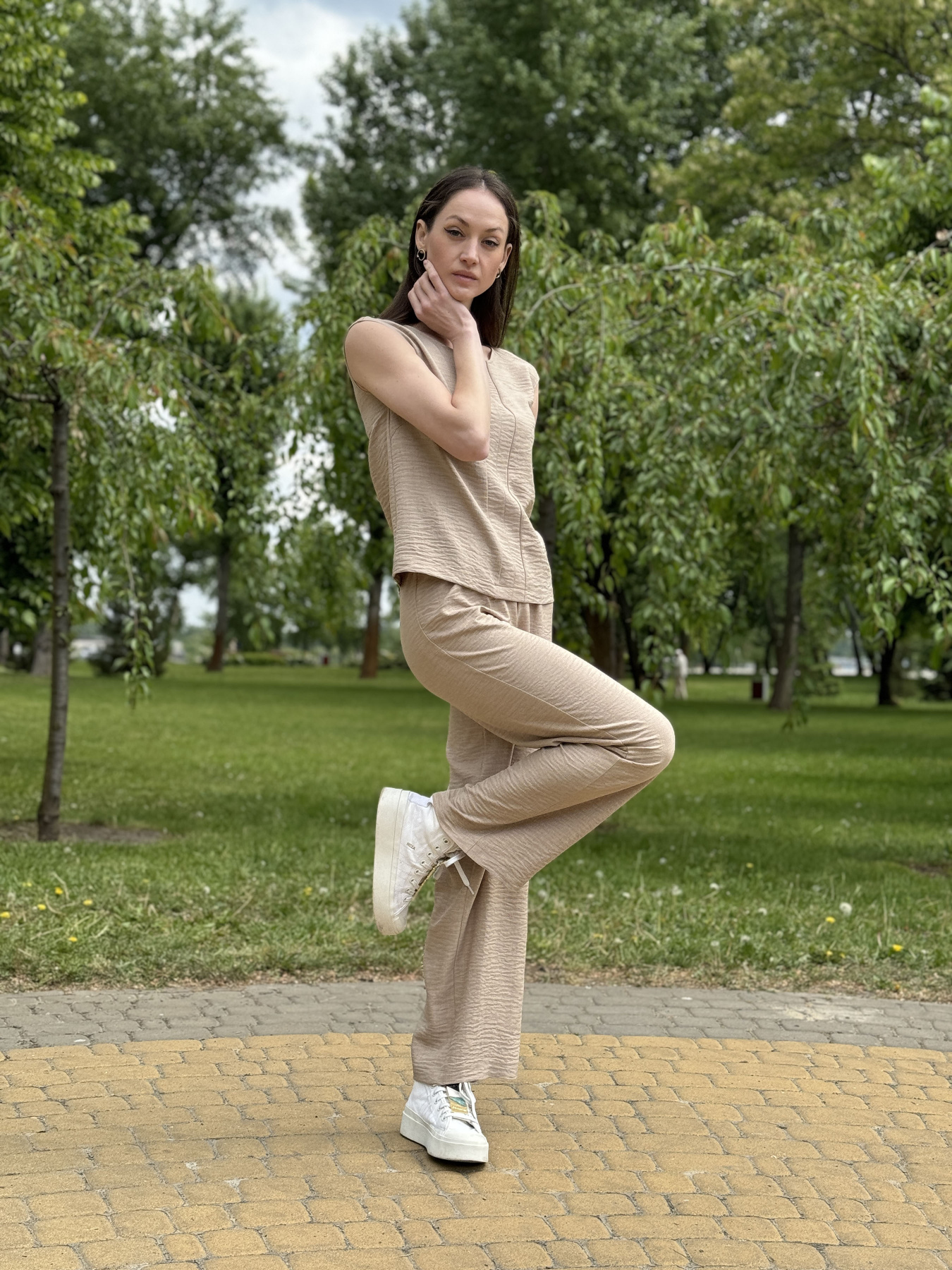 Повседневные штаны CAT ORANGE модель 7182b Фото