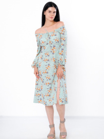 Платье миди Носи своє модель 3387-077-glochki-z-kvtami-m-qta Фото