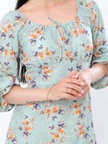 Платье миди Носи своє модель 3387-077-glochki-z-kvtami-m-qta Фото