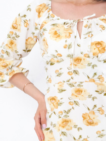 Платье миди Носи своє модель 3387-077-pon-molochnij Фото