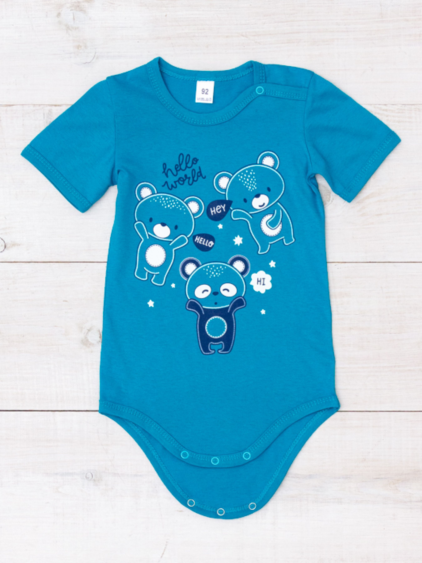 Боді для немовлят Носи своє Модель 5011-001-33-4-goluba-blakitx-vedmediki Фото