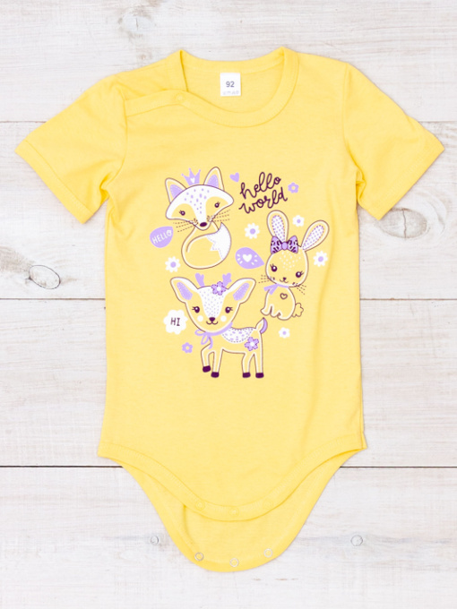 Боди для младенцев Носи своє модель 5011-001-33-5-svtlo-psochnij-zvrqta Фото