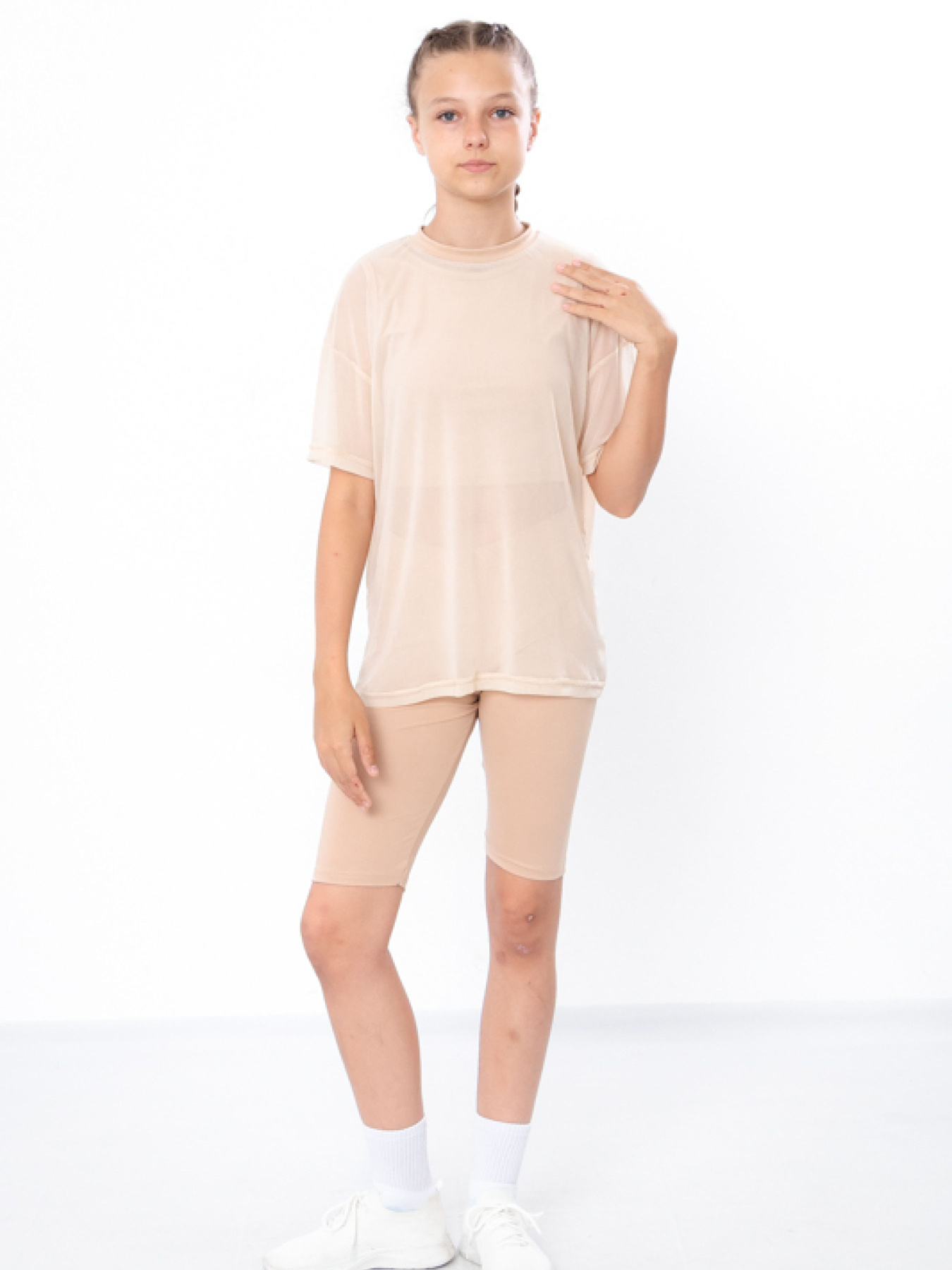 Повсякденний костюм Носи своє модель 6435-100-krem-bryule Фото