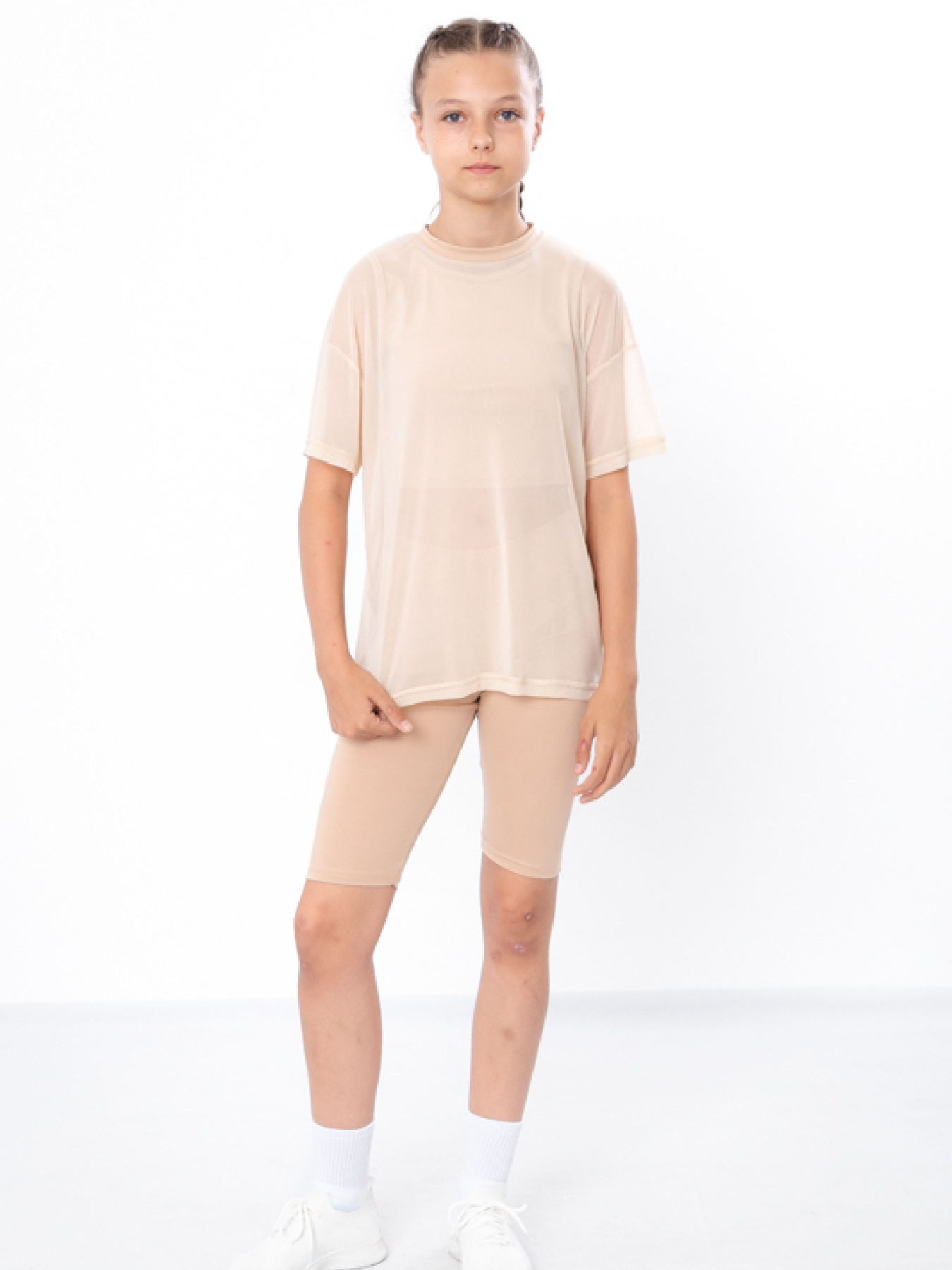 Повсякденний костюм Носи своє модель 6435-100-krem-bryule Фото