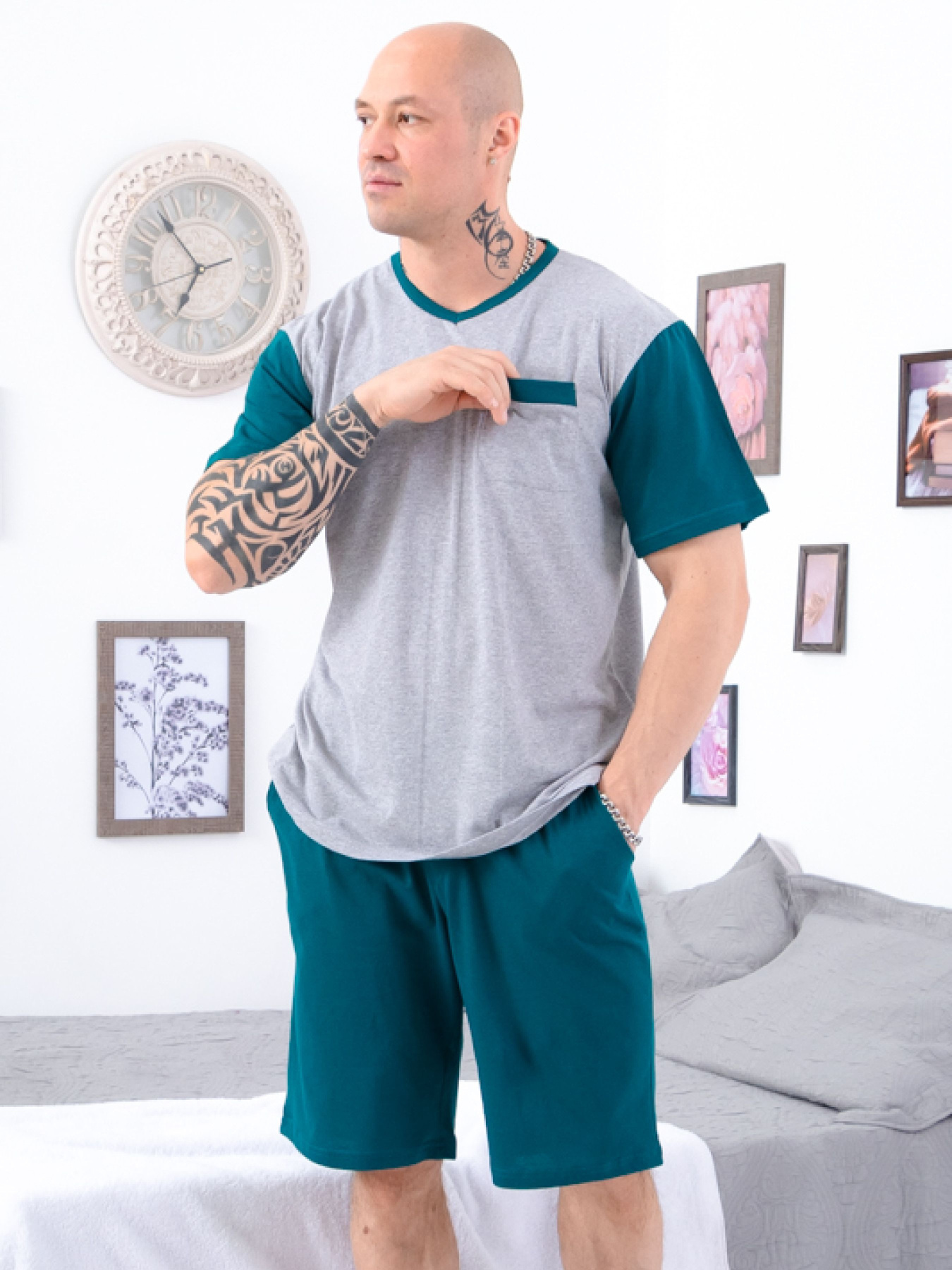 Пижама Носи своє модель 8196-001-srij-smaragdovij Фото