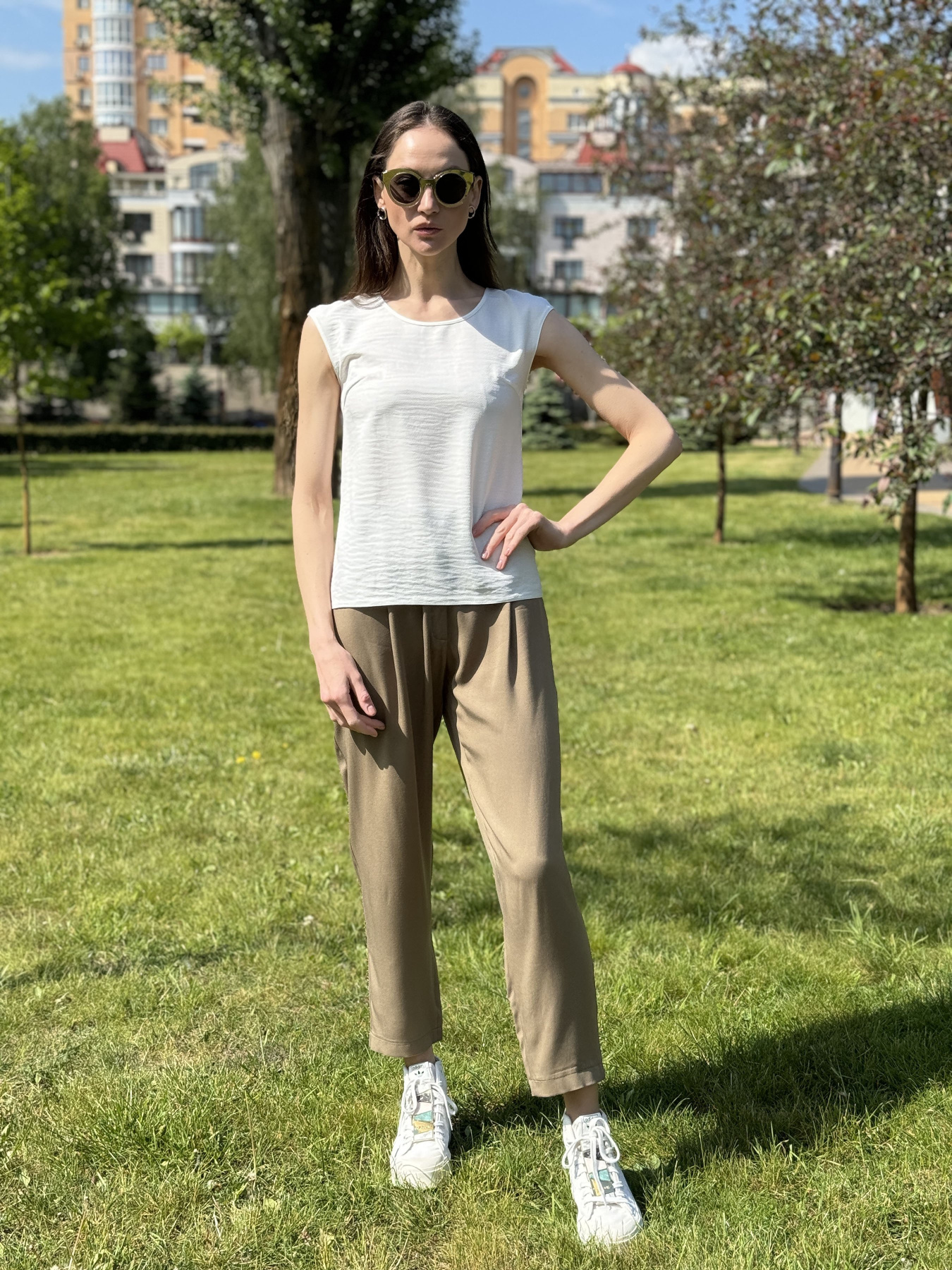 Брюки повседневные CAT ORANGE модель 7181 Фото