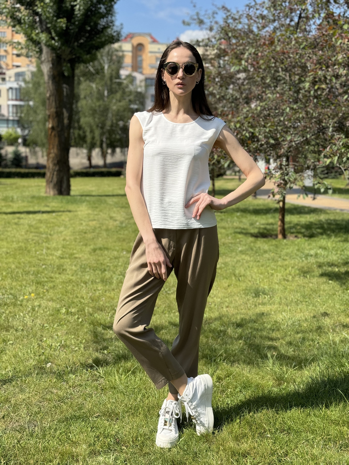 Брюки повседневные CAT ORANGE модель 7181 Фото