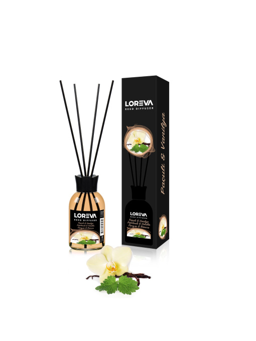 Аромадиффузор  для дома Loreva Пачули и ваниль 55ml Loreva үлгі 001-16 Фото