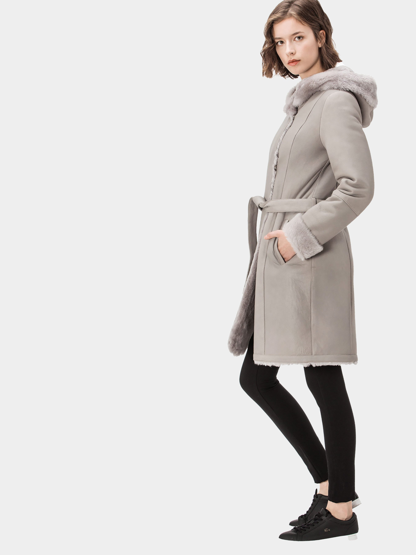 Дубленка Lacoste модель BF192424G Фото