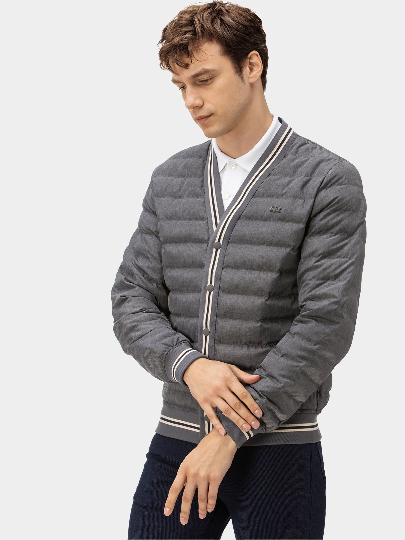 Бомбер Lacoste модель SH201919G Фото