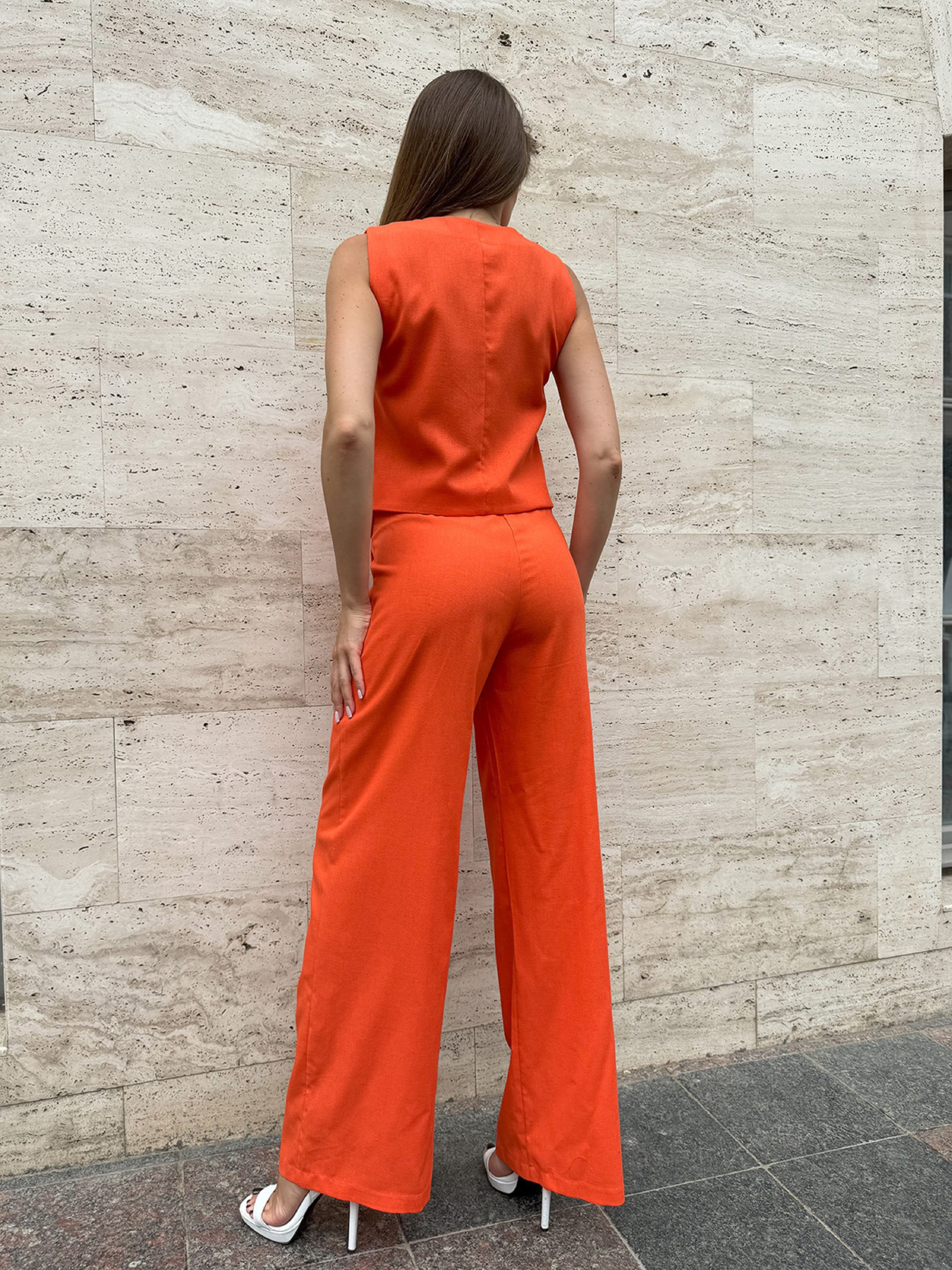 Костюм ISSA Plus модель 14101_оранжевый Фото