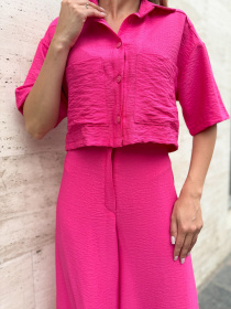 Повсякденний костюм ISSA Plus модель 14736_малиновый Повсякденний костюм ISSA Plus модель 14736_малиновый Фото